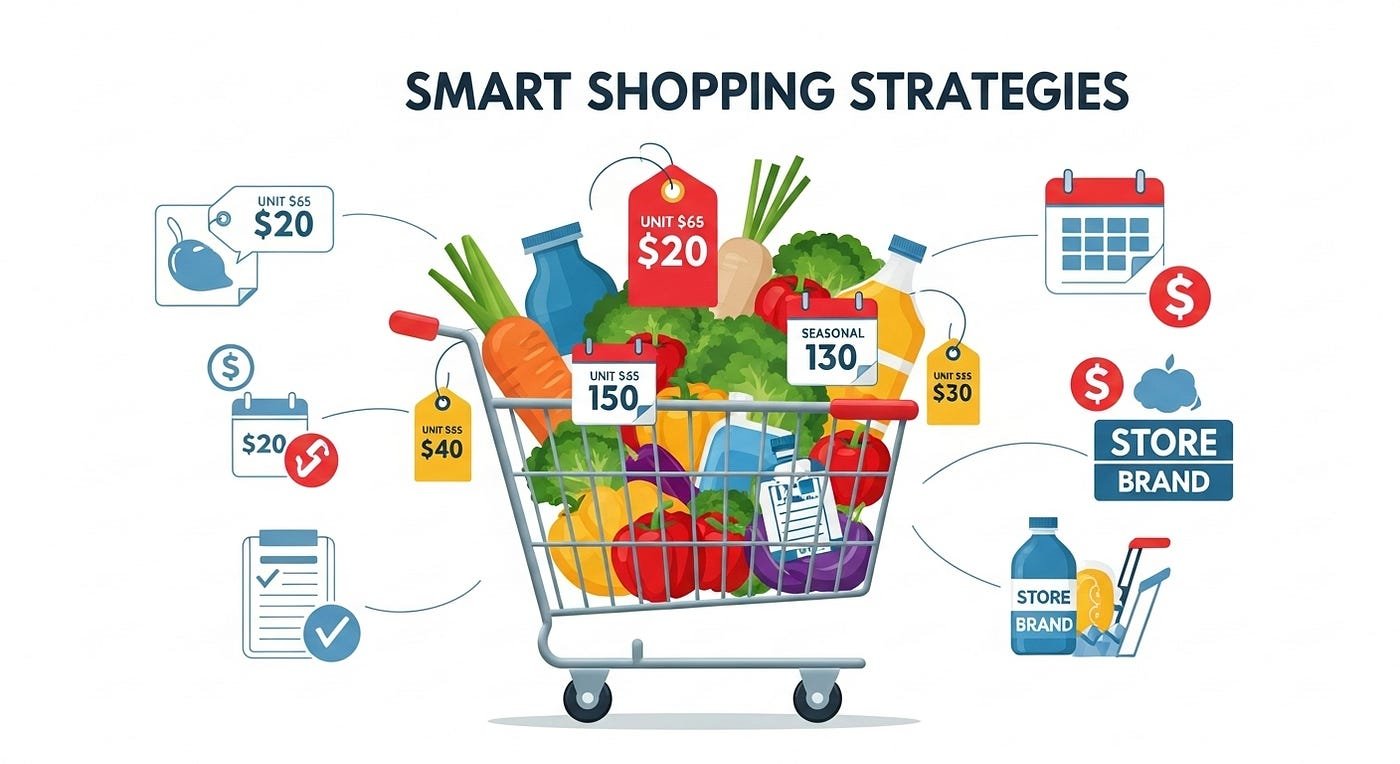 Smart Grocery Shopping Hacks to Cut Monthly Expenses